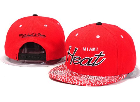 Miami Heat NBA Snapback Hat YS214
